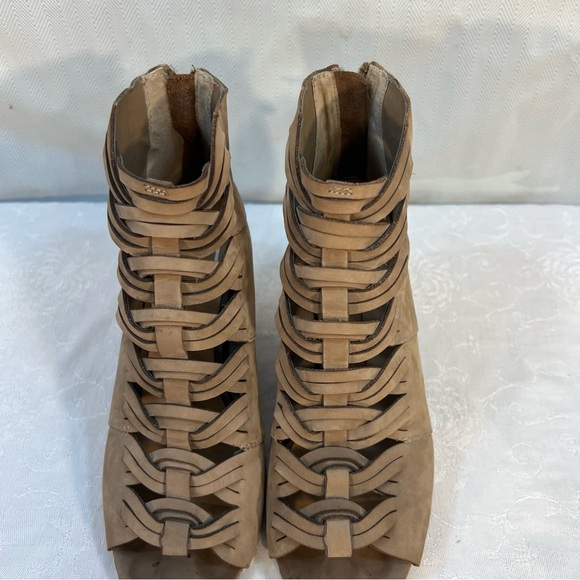 dolce vita peep toe booties